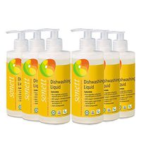 Sonett Organic Dishwashing Liquid Calendula, Lemon 10 oz and 33.8 oz (Calendula, 10 Fl.Oz (6 Count))