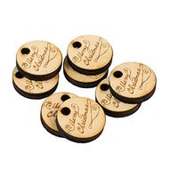 Merry Christmas Present Tag x8 1x1