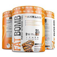 Axis Labs Fat Bomb Samoa Cookie 16 Servings, Samoa Cookie, 18.06 Ounce
