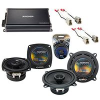 Compatible with Subaru GL/DL 1981-1984 Factory Speaker Upgrade Harmony R4 R5 & CXA300.4 Amp (Renewed)
