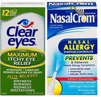 Clear Eyes NasalCrom Seasonal Irritant Defense Pack, Eye Drops and Nasal Spray