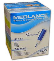 Medlance Plus Universal 21G Safety Lancets 200/bx
