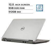 Dell Latitude E7240 Newest 12.5 Inch Business Laptop - Intel Dual Core i5-4300U up to 2.9GHz, Intel HD 4400, 8GB DDR3L RAM, 512GB SSD, WiFi, Bluetooth, HDMI, Windows 10 Pro (Renewed)