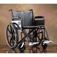 Duro-Trac Wheelchair - 22" Removable desk arm, elevating legrest 350 lb capacity - Model WCDE2211P