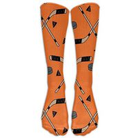 Ice Hockey Unisex Colorful Crew Socks Stockings For Men And Women
