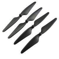 Quadcopter Kit,Dartphew 4pcs Main Blades Propellers Spare Parts for MJX B3 Bugs RC Quadcopter Drone Helicopter (Black)
