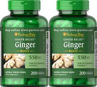 Puritan's Pride Ginger Root 550 mg-200 Capsules (2 Pack)