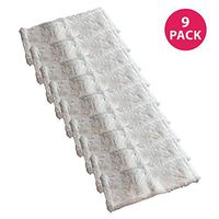 Think Crucial Replacement Mop Pads - Compatible with Bona Microfiber Dusting Pads and Bona Microfiber Floor Mops - 6" x 17" x 1/4 Pad for Mopping, Dusting Floors - Washable, Reusable, Wet (9 Pack)