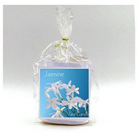 Vase Candle 2 Jasmine Refills | 100 Hour Burn Time | Premium Soy Paraffin Wax Blend | Highly Scented | Self-Trimming Wick