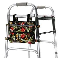 GUOER Walker Bag Suitable for Multiple Walking Aids Rollator Bag Multi-Size Multiple Colors (7.8Wx9.8L in,Color9807)