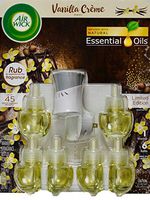 Air Wick Limited Edition Holiday Fragrance, Vanilla Creme, 1 Warmer + 6 Refills