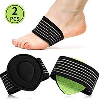 1 Pair Cushioned Compression Arch Support Sleeve Foot Relief Cushions Foot Arch Supports for Plantar Relief Flat Feet Fallen Arches for Men and Women