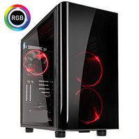 Centaurus Polaris 5TS Custom Gaming Computer - Intel i7-9700K 4.8GHz 8-Core, 16GB 3000MHz RAM, 2X Nvidia RTX 2080 SLI, 500GB SSD + 2TB HDD, 240mm Liquid Cooler, RGB, Tempered Glass, Windows 10