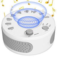 White Noise Sound Therapy Machine for Sleep, 9 Natural Smoothing and Relaxing Sounds, Playing All Night Or 3 Timer Option, Battery Or USB Operated, Perfect for Baby, Insomnia & Tinnitus Sufferers