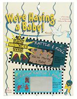 Pregnancy Announcement Scratch Off Lottery Ticket"We're Having a Baby!" Pregnancy Reveal Lotto TIX (3 Pack)