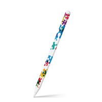 igsticker Ultra Thin Protective Body Stickers Skins Universal Decal Cover for Apple Pencil 2nd Generation (Apple Pencil Not Included) 006008 Colorful　Puzzle