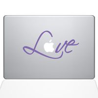 The Decal Guru 1780-MAC-15P-LAV Love's Signature Decal Vinyl Sticker, 15" MacBook Pro (2015 & Older), Lavender