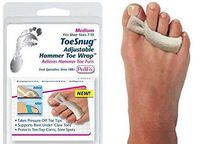 Pedifix ToeSnug Toe Buttress Loop Pad Crooked Bent Hammer Toe Comforter Corrector Splint Small P8163-S Made in USA
