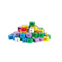 hand2mind Reading Rods, Phonics Word-Building Letter Cubes. Hands-on Literacy for Classroom or Home. Great for Spelling and Word Work. (Set of 141)