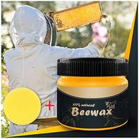 Wood Cleaner Beewax - All-Purpose Cleaner Beewax for Wood Cleaner and Furniture Polish, Furniture to Beautify and Protect, No Build-Up (1pc:Beewax+1pc:Sponge)