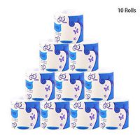 Toilet Paper - 3 Layers Dissolvable Toilet Paper, Professional Bulk Toilet Tissue with Individually Wrapped Standard Rolls