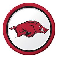Club Pack of 96 NCAA University of Arkansas Paper Party Dinner Plates 9"
