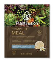 PlantFusion Complete Meal Plant Based Protein Powder, Gluten Free, Vegan, Non-GMO, Packaging May Vary, Vanilla, 12 Single Servings