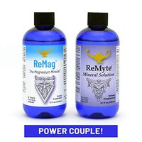 RnA ReSet - ReMag High Absorption Magnesium Liquid, ReMyte Mineral Solution, 12 Minerals Including Iodine, Selenium, Zinc, Magnesium, Boron, 480 ml - by Dr. Carolyn Dean