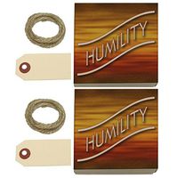 Humility Amber Waves Clouds Kraft Gift Boxes Set of 2