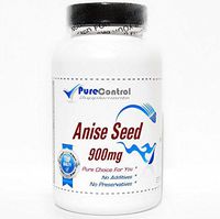 Anise Seed 900mg // 100 Capsules // Pure // by PureControl Supplements