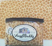 'NUGGLEBUDDY NEW! Microwavable Moist Heat & Aromatherapy Organic Rice Pack. Cozy Flannel Giraffe Fabric with SWEET LAVENDER Aromatherapy! The Perfect Gift Idea!