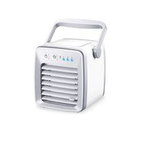 Cher9 Mini Personal Air Cooler, Air Personal Air Conditoner Small Desktop Fan Quiet Personal Table Fan Mini Evaporative Air Circulator Cooler Humidifier for Office, Dorm, Room, Outdoor