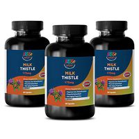 Liver Support Blend - Milk Thistle Extract 175MG - Dietary Supplement - Milk Thistle Wellbeing - 3 Bottles (180 Capsules)