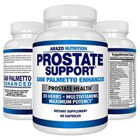 Prostate Supplement - Saw Palmetto + 30 Herbs - Reduce Frequent Urination, Remedy Hair Loss, Libido – Single Homeopathic Herbal Extract Health Supplements - Capsule or Pill - Arazo Nutrition