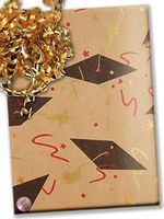 30" X 15' Graduation Caps Gift Wrap