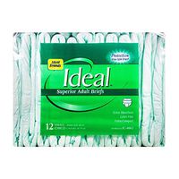 IDEAL - Overnight Adult Disposable Brief (Small, Unisex, 96-Count) Diaper Ultra Plus Extremely Absorbent, For Men and Women, With Wetness Indicator and Strong Adjustable Fit Tabs IC-4062