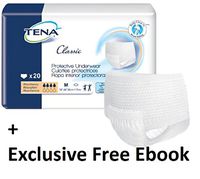 Tena Classic Protective Underwear (Medium, 2 Case of 80)