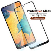 Screen Protector for Samsung Galaxy A30/A50/M30/A20, [Anti-Fingerprint][Full Coverage][Scratchproof] Tempered Glass Film for Samsung Galaxy A30/A50/M30/A20