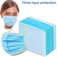 WEWE Disposable Face Safety Cover,3ply Earloop Masks,not-Woven Anti Saliva Anti Pollution Breathable Protective Cover for Dust Protection 50pcs