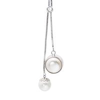 SHAREMORE Multifunction Smart Jewelry for Woman, Wearable Personal Smart Safety Device with App-Enabled, Emergency Call, Wireless Charging Waterproof, Important Information Reminder (Necklace C)