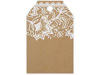 Classic Lace Printed Gift Tags 2-1/4"x3-1/2" - 50pack