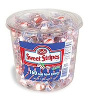 Bob's Sweet Stripes Soft Peppermint Candy, 160 Count, 28 Ounce Jar
