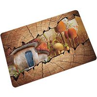 Pgojuni Cartoon Snowman Carpet New Year Christmas Living Room Door Mat 1pc 40x60CM (E1)