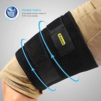 lzndeal Tigh Compression Strap Asjustable Leg Sleeve Brace Wrap for Sports Fitness