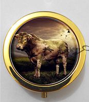 BlackKey Military Camo Camouflage Pattern 3-Compartment Decorative Pocket Gift Box Case Organizer for Pill, Color 2 -1344