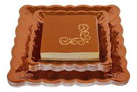 Deluxe Fall Party Plates and Napkins Bundle - 3 Items - Dinner Plates, Dessert Plates & Napkins