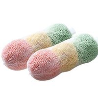 JD Home Scouring Pad Non Scratch Tough and Durable Non-Scratch for Non-Stick Cookware, Nanofiber Cleaning Ball