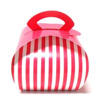 Boston International Progress Luv2pak Take Away Gift Box, Pastry Pink, Mini, 5.2 X 4.5-Inch, 10 Count (Pack of 3)