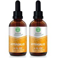 Garden Organics - Astragalus Alcohol-Free Extract, Organic Astragalus (Astragalus membranaceus) Dried Root (2x4 Fl Oz)