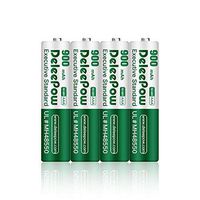 Deleepow AAA Rechargeable Batteries 900mAh, 1200 Cycles Ni-MH Double A Rechargeable Battery 4-Pack …